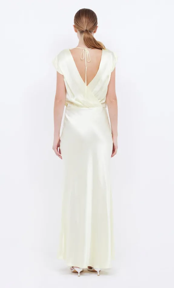 Bec Bridge MOON DANCE MAXI DRESS 8211 ICE YELLOW Women Maxi Dresses