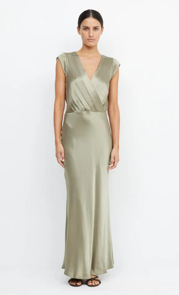 Bec Bridge MOON DANCE MAXI DRESS 8211 SAGE Women Prom Dresses