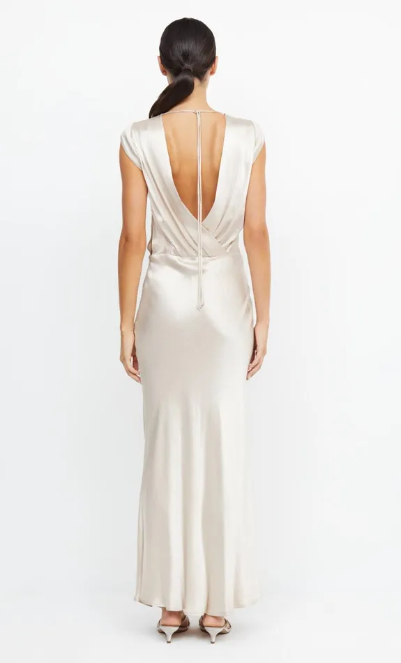 Bec Bridge MOON DANCE MAXI DRESS 8211 SAND Women Bridesmaid Dresses
