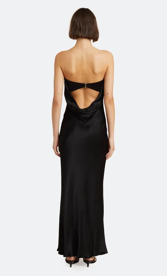 Bec Bridge MOON DANCE STRAPLESS DRESS 8211 BLACK Women Bridesmaid Dresses