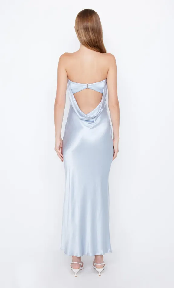 Bec Bridge MOON DANCE STRAPLESS DRESS 8211 DUSTY BLUE Women Prom Dresses