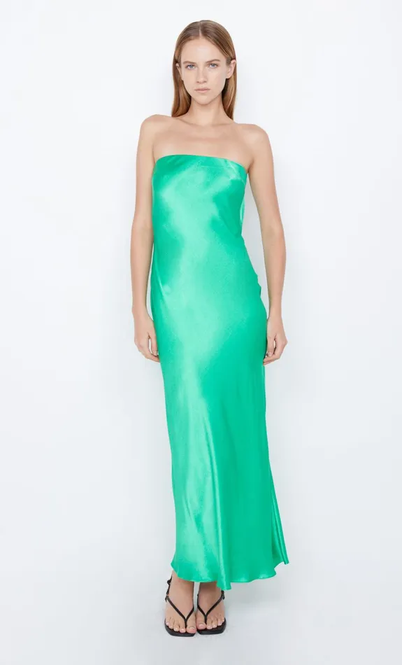 Bec Bridge MOON DANCE STRAPLESS DRESS 8211 EMERALD Women Wedding Guest