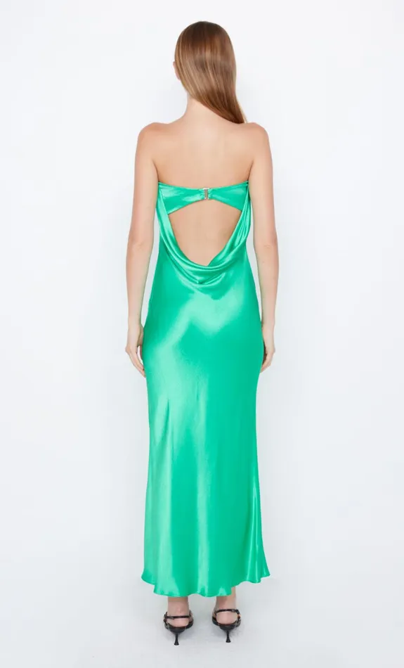 Bec Bridge MOON DANCE STRAPLESS DRESS 8211 EMERALD Women Wedding Guest