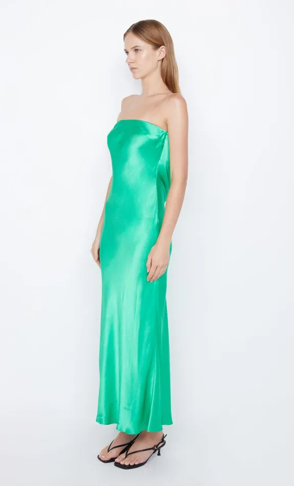 Bec Bridge MOON DANCE STRAPLESS DRESS 8211 EMERALD Women Wedding Guest