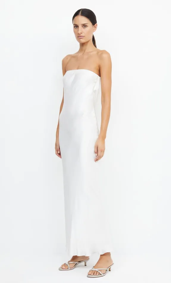 Bec Bridge MOON DANCE STRAPLESS DRESS 8211 IVORY Women Prom Dresses