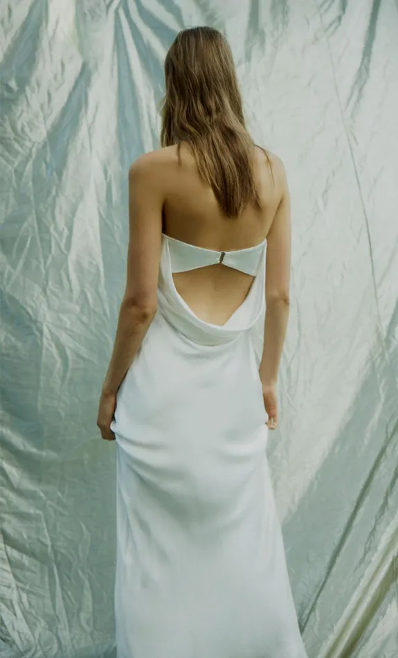 Bec Bridge MOON DANCE STRAPLESS DRESS 8211 IVORY Women Prom Dresses