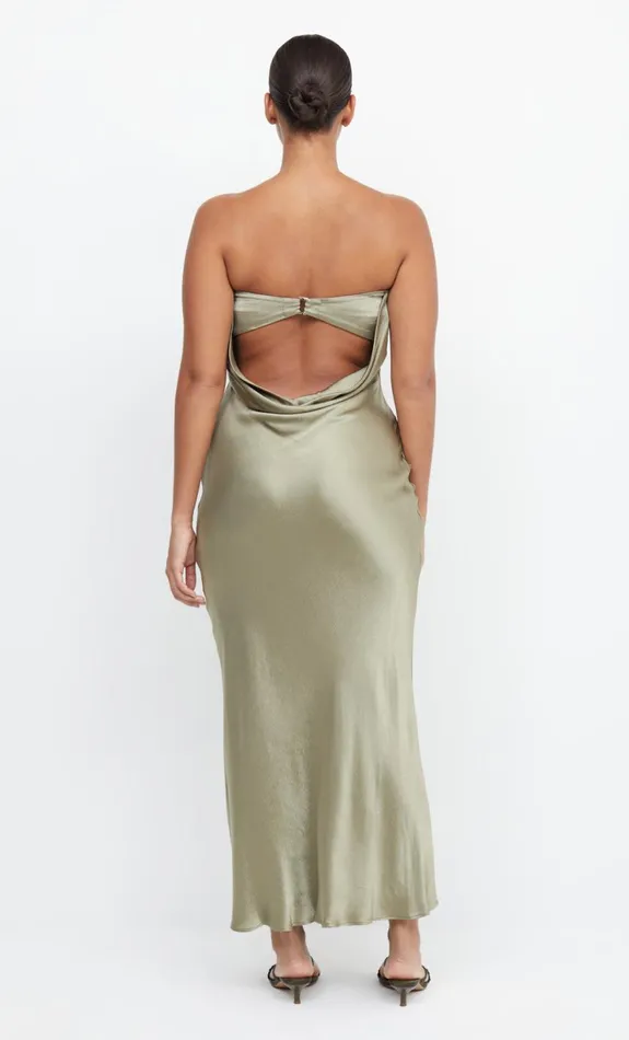 Bec Bridge MOON DANCE STRAPLESS DRESS 8211 SAGE Women Bridesmaid Dresses