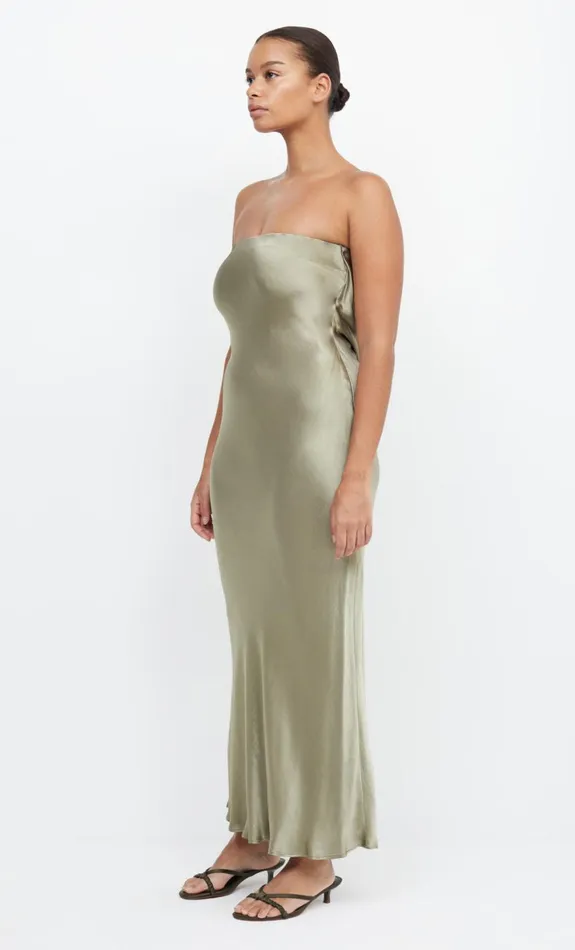 Bec Bridge MOON DANCE STRAPLESS DRESS 8211 SAGE Women Bridesmaid Dresses