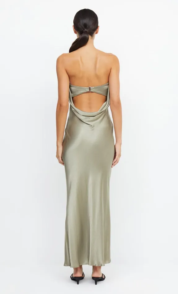 Bec Bridge MOON DANCE STRAPLESS DRESS 8211 SAGE Women Bridesmaid Dresses