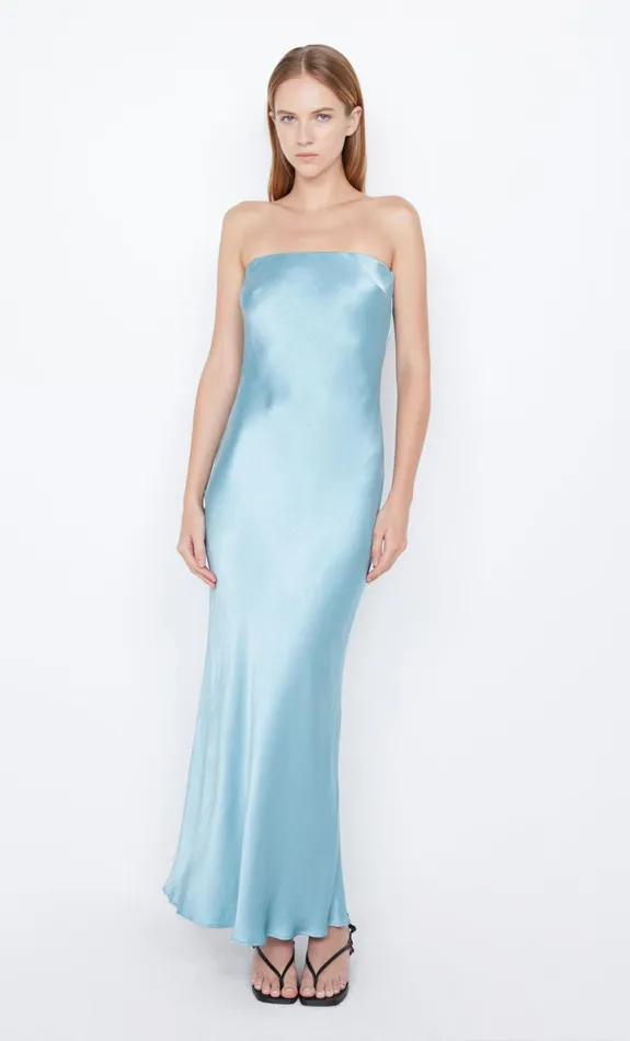 Bec Bridge MOON DANCE STRAPLESS DRESS 8211 SEA SPRAY Women Maxi Dresses