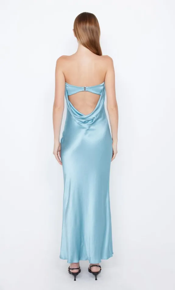 Bec Bridge MOON DANCE STRAPLESS DRESS 8211 SEA SPRAY Women Maxi Dresses