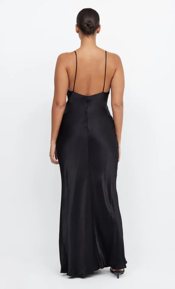 Bec Bridge MOON DANCE V MAXI DRESS 8211 BLACK Women Wedding Guest