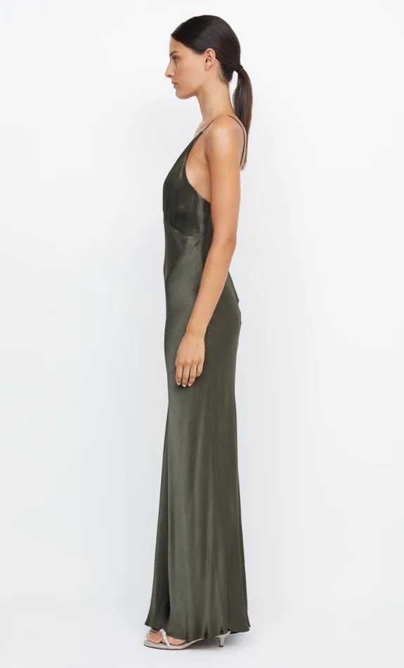 Bec Bridge MOON DANCE V MAXI DRESS 8211 DARK WILLOW Women Prom Dresses