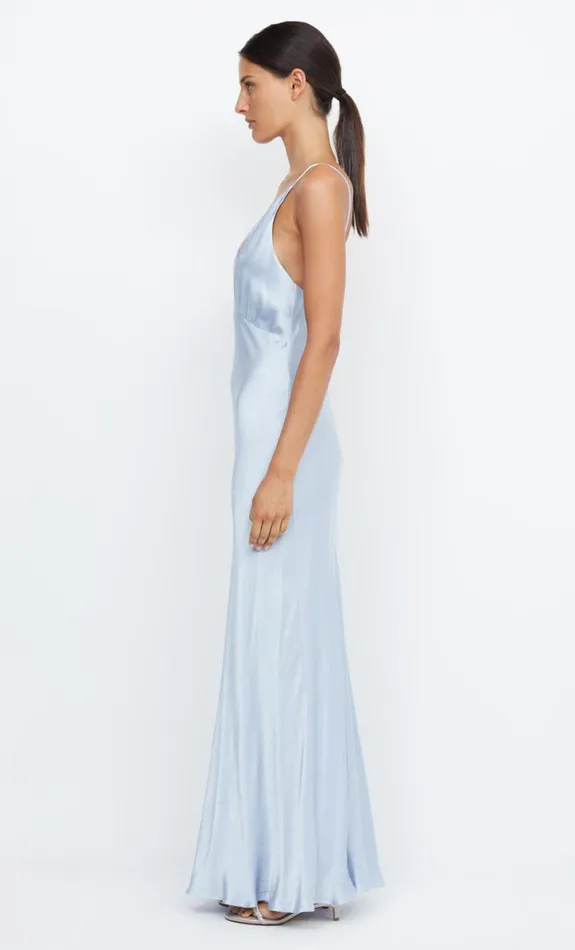 Bec Bridge MOON DANCE V MAXI DRESS 8211 DUSTY BLUE Women Prom Dresses