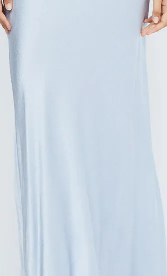 Bec Bridge MOON DANCE V MAXI DRESS 8211 DUSTY BLUE Women Prom Dresses