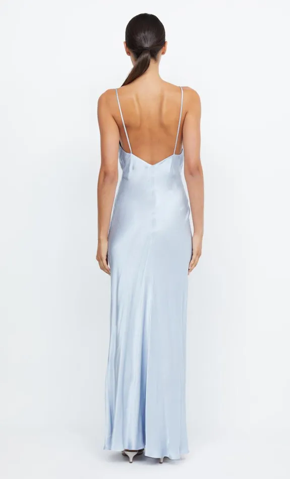 Bec Bridge MOON DANCE V MAXI DRESS 8211 DUSTY BLUE Women Prom Dresses