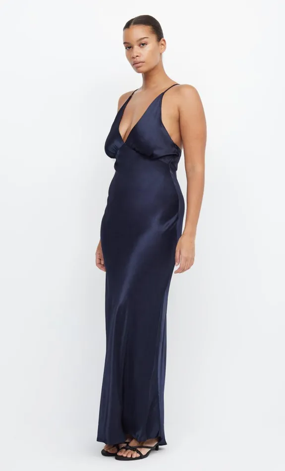 Bec Bridge MOON DANCE V MAXI DRESS 8211 INK Women Maxi Dresses