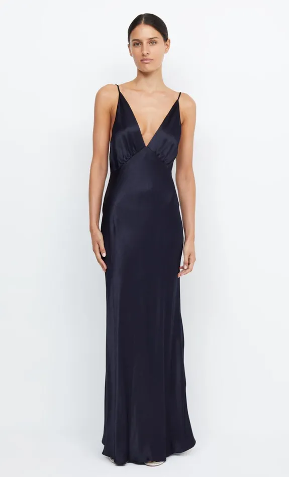 Bec Bridge MOON DANCE V MAXI DRESS 8211 INK Women Prom Dresses