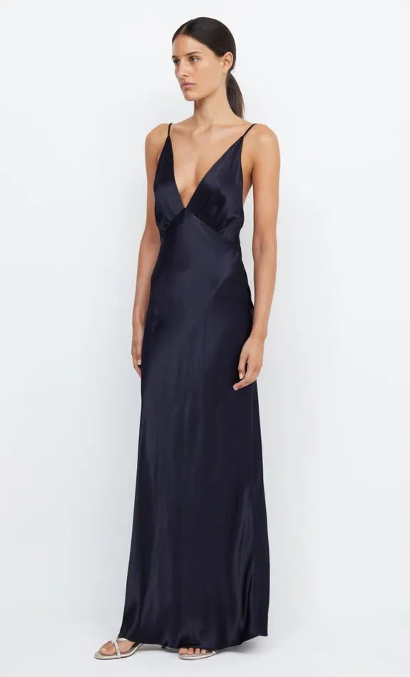 Bec Bridge MOON DANCE V MAXI DRESS 8211 INK Women Prom Dresses
