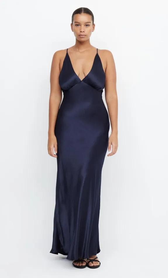 Bec Bridge MOON DANCE V MAXI DRESS 8211 INK Women Prom Dresses