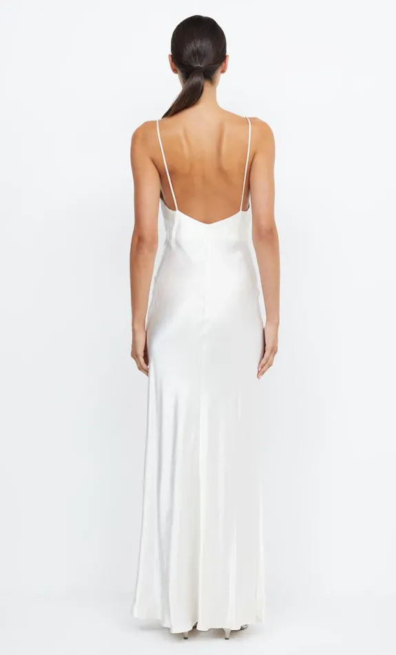Bec Bridge MOON DANCE V MAXI DRESS 8211 IVORY Women Maxi Dresses