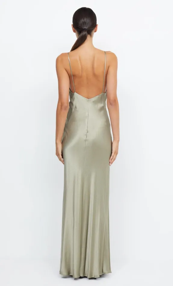 Bec Bridge MOON DANCE V MAXI DRESS 8211 SAGE Women Bridesmaid Dresses