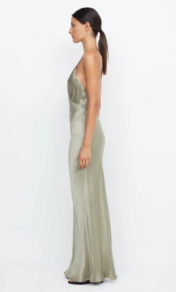 Bec Bridge MOON DANCE V MAXI DRESS 8211 SAGE Women Bridesmaid Dresses