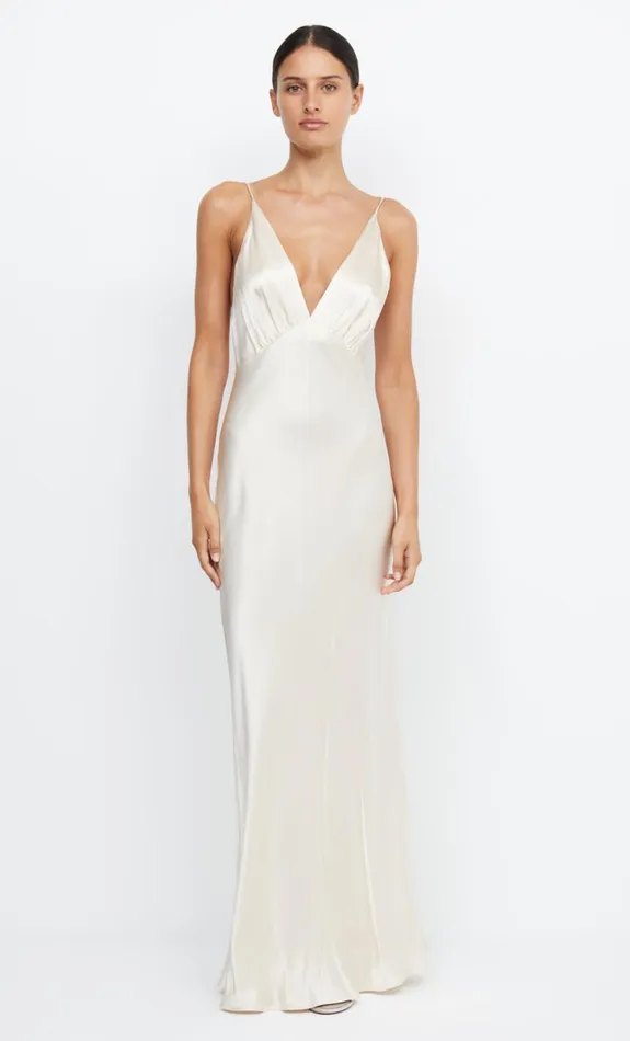 Bec Bridge MOON DANCE V MAXI DRESS 8211 SAND Women Maxi Dresses