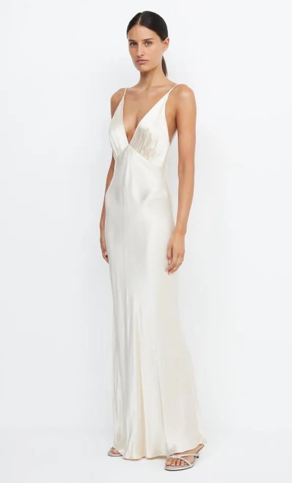 Bec Bridge MOON DANCE V MAXI DRESS 8211 SAND Women Maxi Dresses