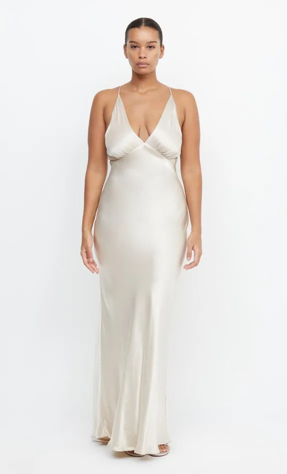 Bec Bridge MOON DANCE V MAXI DRESS 8211 SAND Women Maxi Dresses