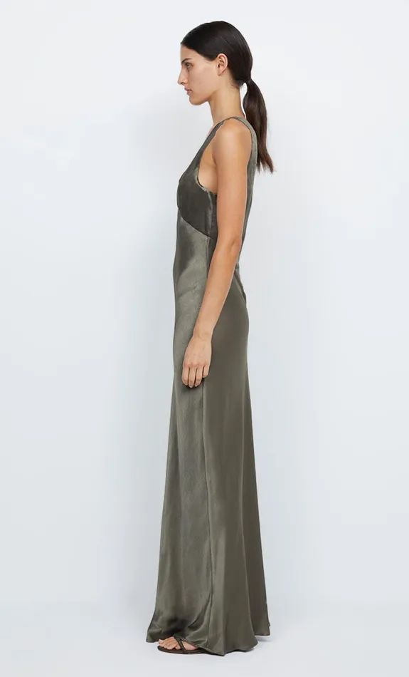 Bec Bridge MOON DANCE VERONA DRESS 8211 DARK WILLOW Women Maxi Dresses