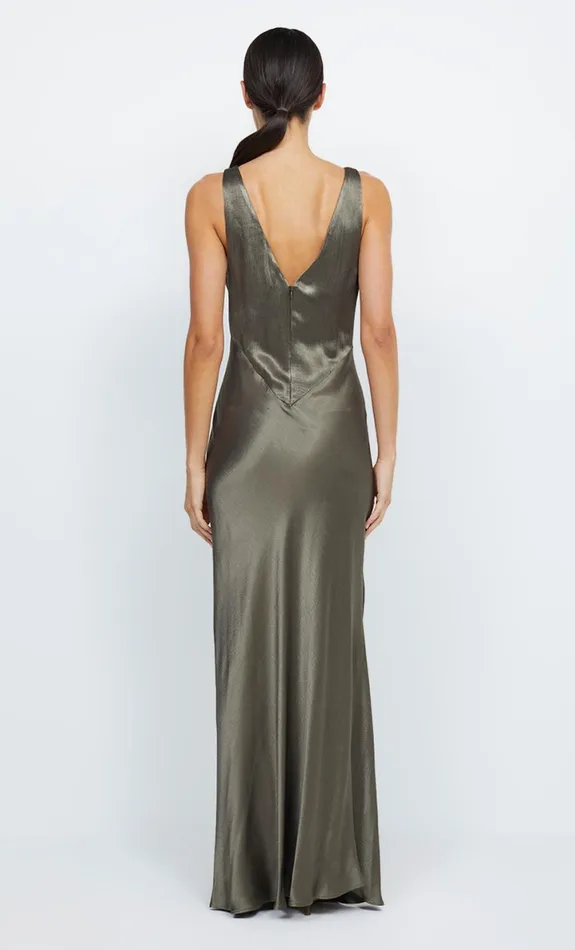 Bec Bridge MOON DANCE VERONA DRESS 8211 DARK WILLOW Women Maxi Dresses
