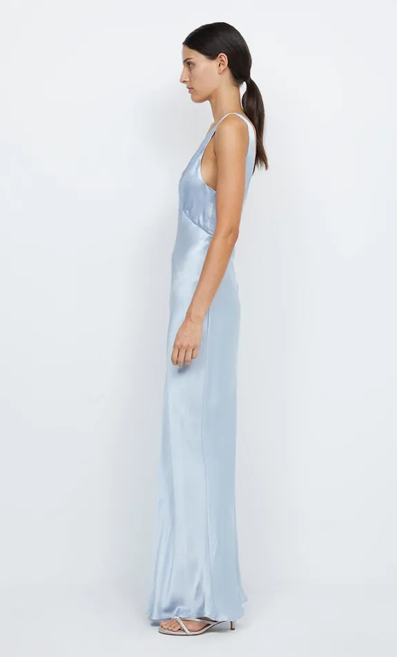 Bec Bridge MOON DANCE VERONA DRESS 8211 DUSTY BLUE Women Maxi Dresses