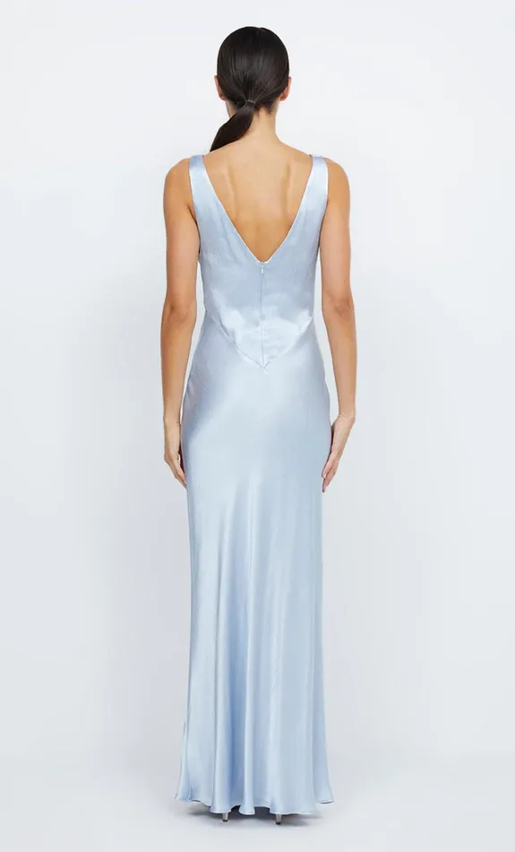 Bec Bridge MOON DANCE VERONA DRESS 8211 DUSTY BLUE Women Maxi Dresses