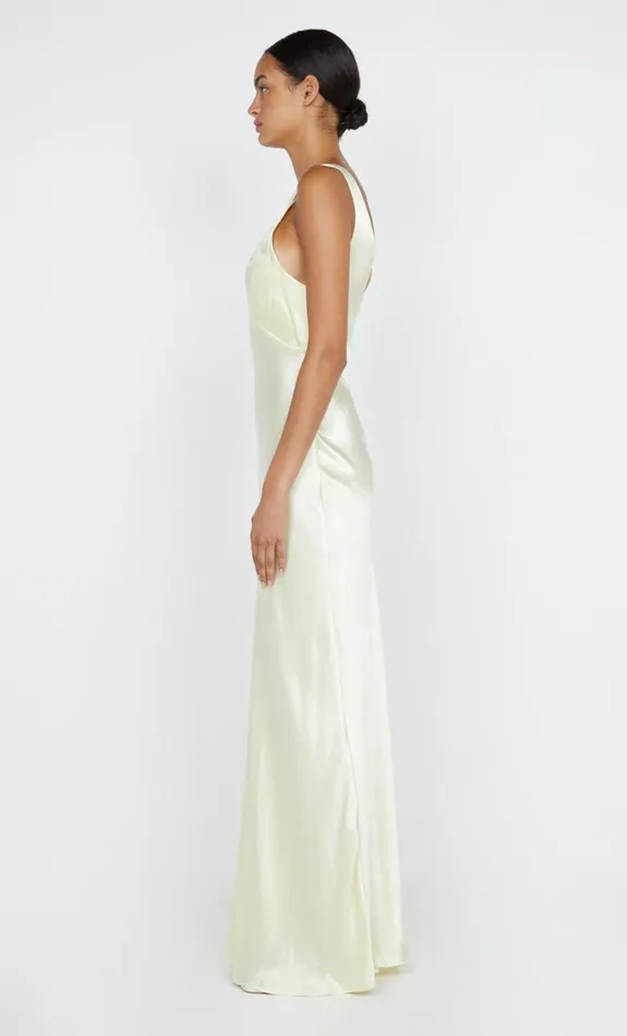 Bec Bridge MOON DANCE VERONA DRESS 8211 ICE YELLOW Women Maxi Dresses