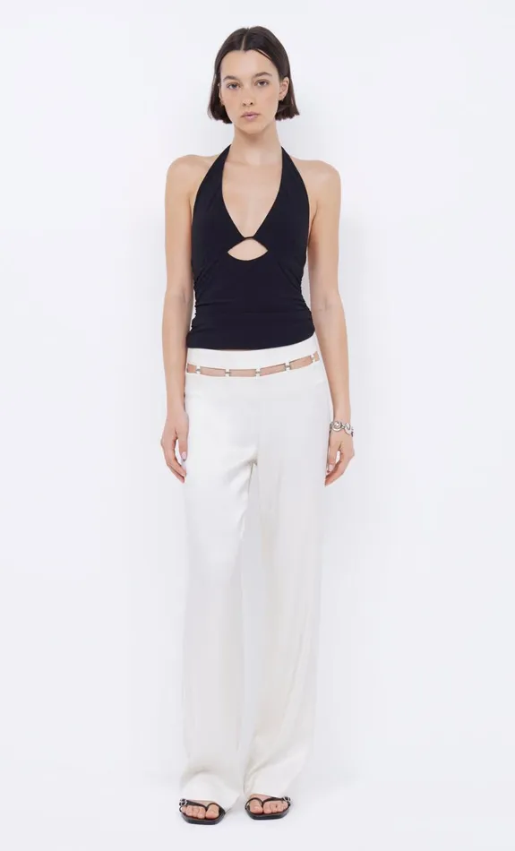 Bec Bridge NABILA HALTER TOP 8211 BLACK Women Sleeveless
