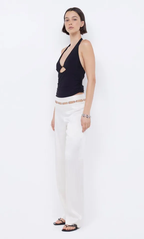 Bec Bridge NABILA HALTER TOP 8211 BLACK Women Sleeveless