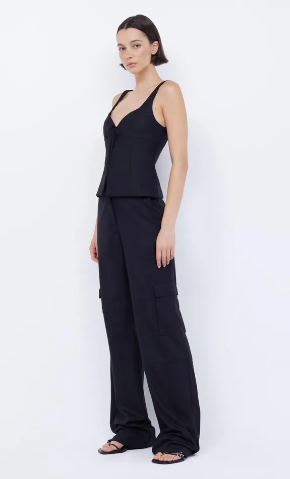 Bec Bridge NEVADA POCKET PANT 8211 BLACK Women Shorts Pants