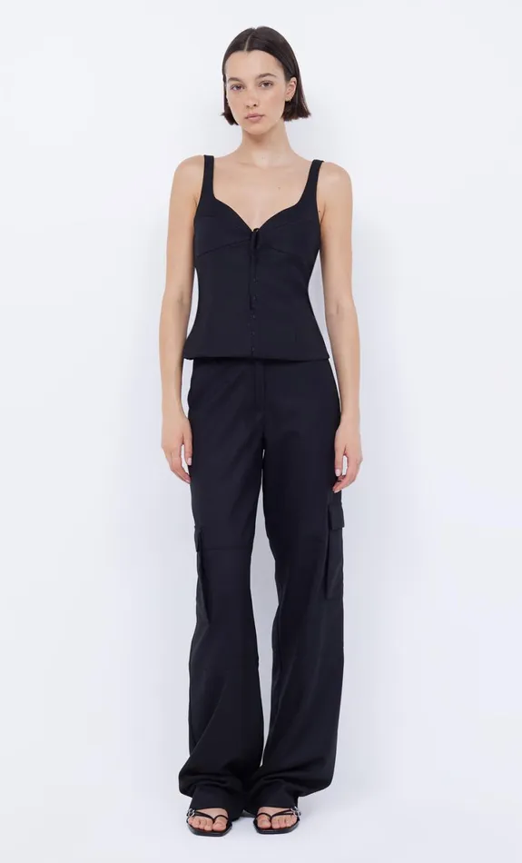 Bec Bridge NEVADA POCKET PANT 8211 BLACK Women Shorts Pants