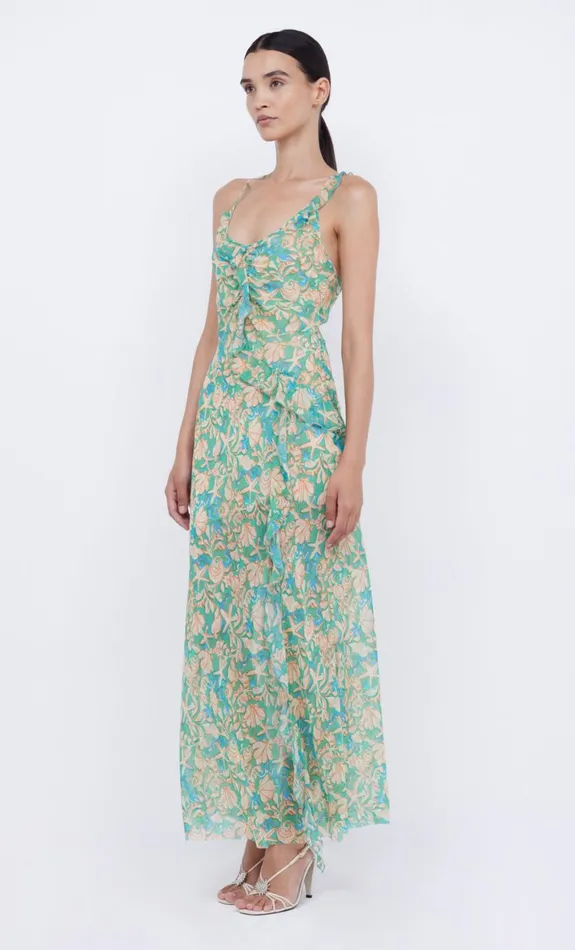 Bec Bridge OASIS FRILL MAXI DRESS 8211 UNDER THE SEA Women Wedding Guest