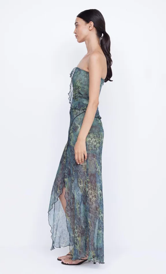 Bec Bridge OPAL STRAPLESS MAXI DRESS 8211 NOUVEAU BLEUE Women Wedding Guest