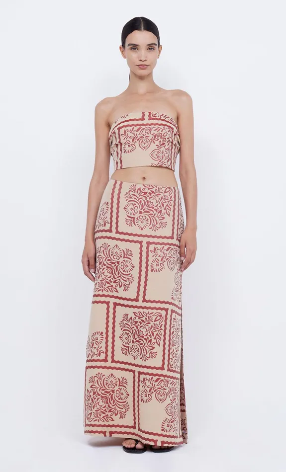 Bec Bridge PALM BLISS MAXI SKIRT 8211 SAHARA JACQUARD Women Skirts
