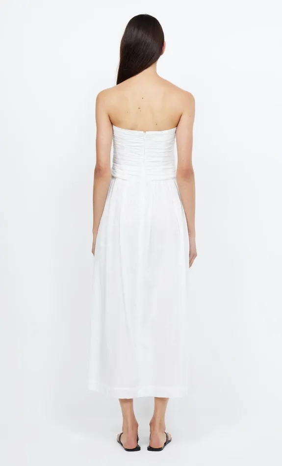 Bec Bridge PALMER STRAPLESS MAXI 8211 IVORY Women Maxi Dresses