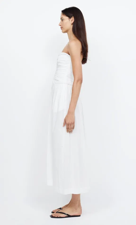 Bec Bridge PALMER STRAPLESS MAXI 8211 IVORY Women Maxi Dresses