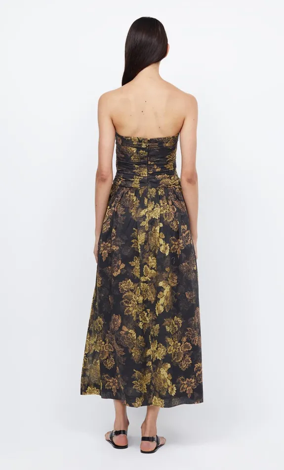 Bec Bridge PALMER STRAPLESS MAXI 8211 JASPER FLORAL Women Maxi Dresses