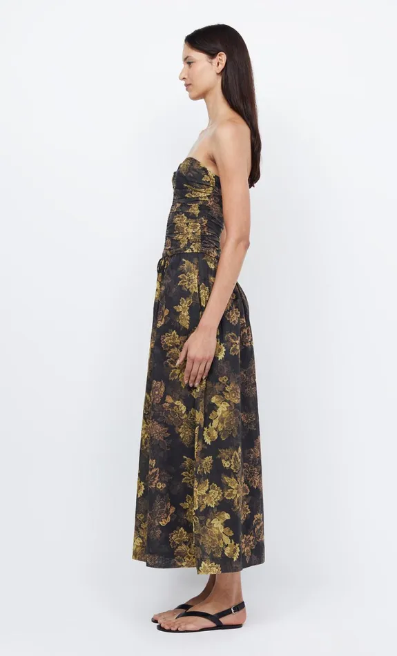 Bec Bridge PALMER STRAPLESS MAXI 8211 JASPER FLORAL Women Maxi Dresses