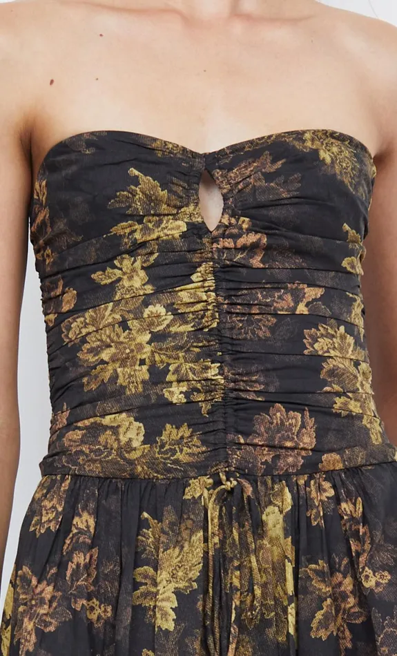 Bec Bridge PALMER STRAPLESS MAXI 8211 JASPER FLORAL Women Maxi Dresses