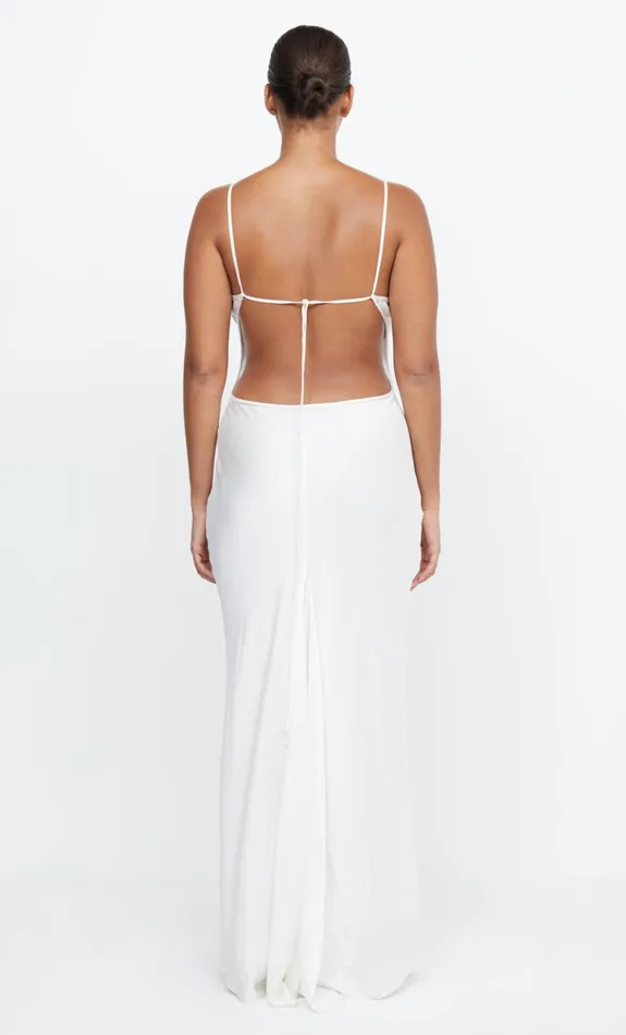 Bec Bridge PARADISE SILK BEADED MAXI DRESS 8211 IVORY Women Maxi Dresses