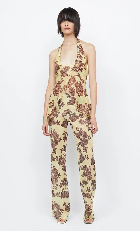Bec Bridge PRIYA PANT 8211 CITRUS PLUM FLORAL Women Shorts Pants
