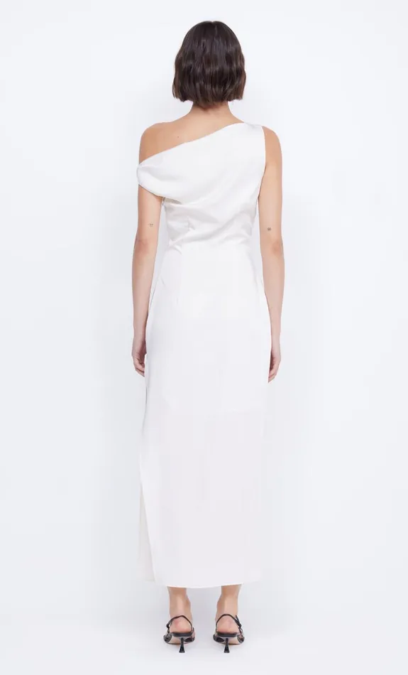 Bec Bridge ROCHELLE ASYM MIDI DRESS 8211 CREAM Women Prom Dresses